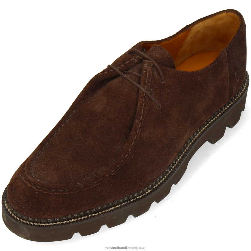 Melvin & Hamilton Hommes percer 10 R44228435 chaussures derby brun
