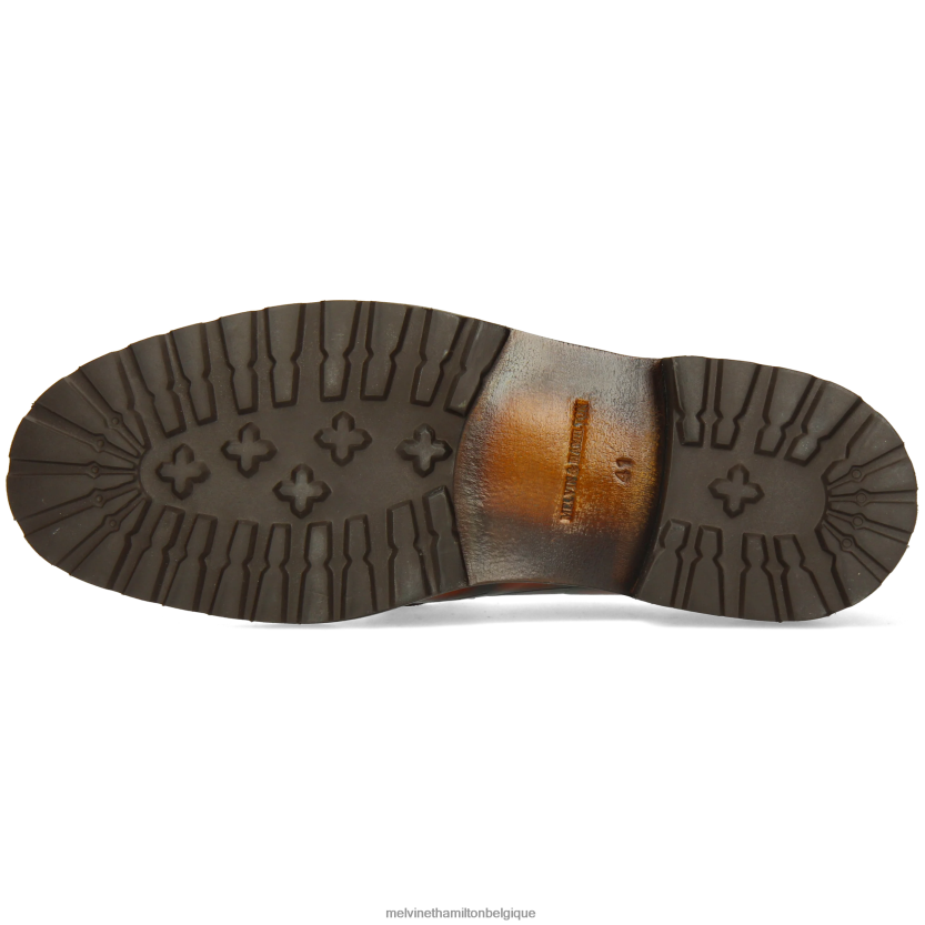 Melvin & Hamilton Hommes percer 2 R44228430 chaussures derby orange