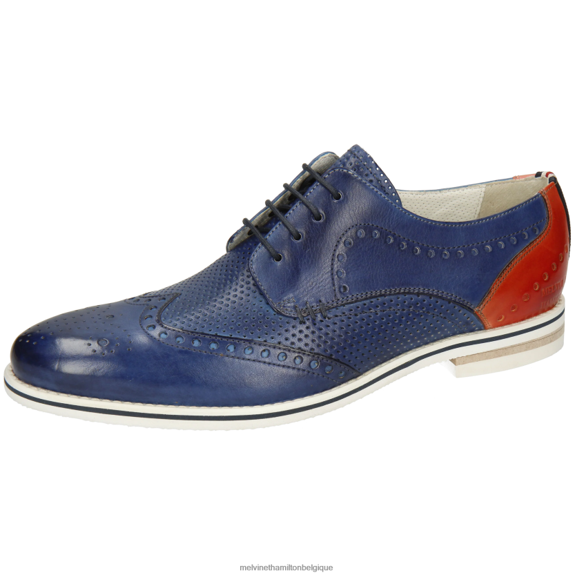 Melvin & Hamilton Hommes scott 2 R44228512 chaussures derby bleu