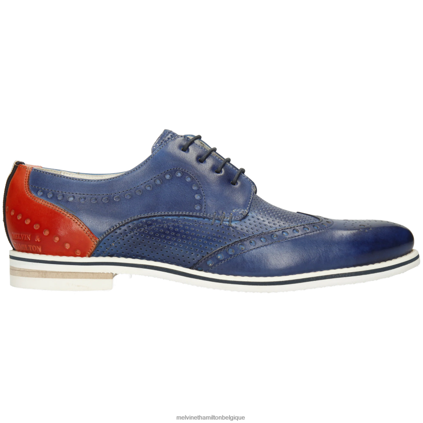 Melvin & Hamilton Hommes scott 2 R44228512 chaussures derby bleu