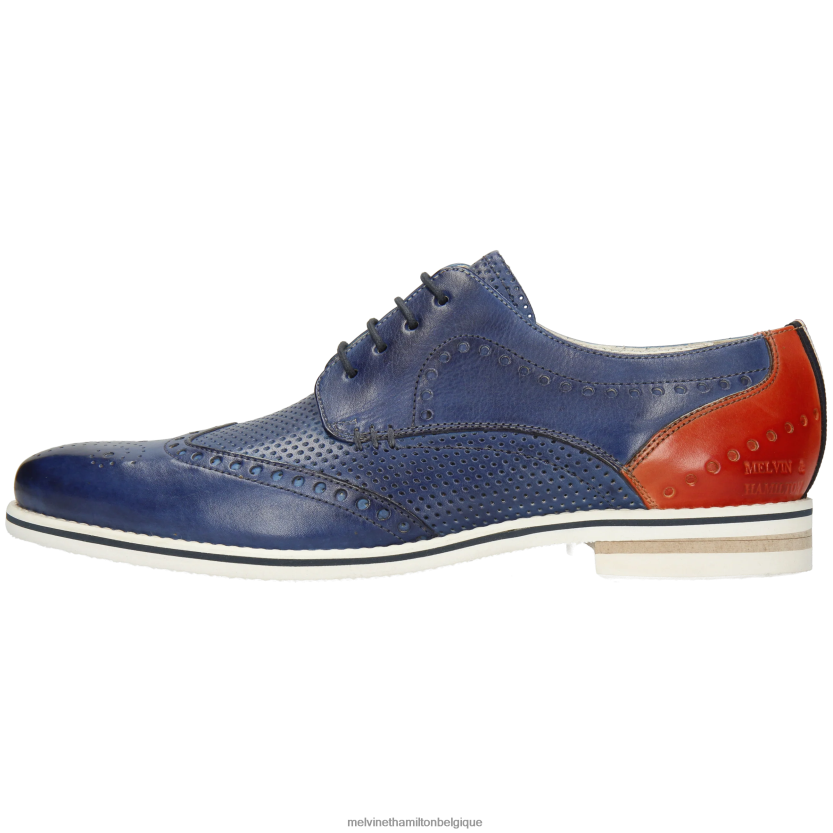 Melvin & Hamilton Hommes scott 2 R44228512 chaussures derby bleu
