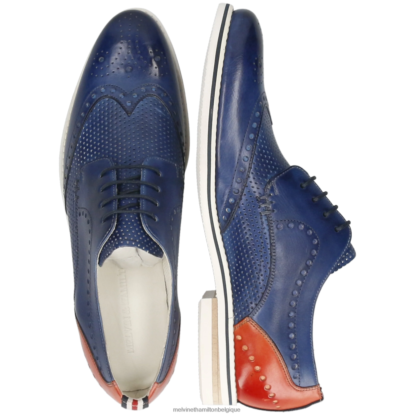 Melvin & Hamilton Hommes scott 2 R44228512 chaussures derby bleu