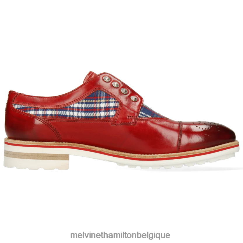 Melvin & Hamilton Hommes tome 22 R44228515 chaussures derby rouge