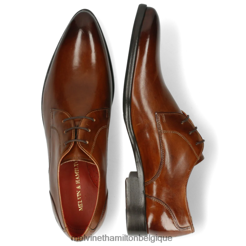 Melvin & Hamilton Hommes toni 1 R44228486 chaussures derby brun