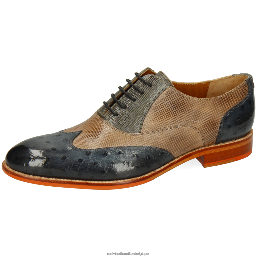 Melvin & Hamilton Hommes Bobby 3 R44228181 chaussures richelieu multi