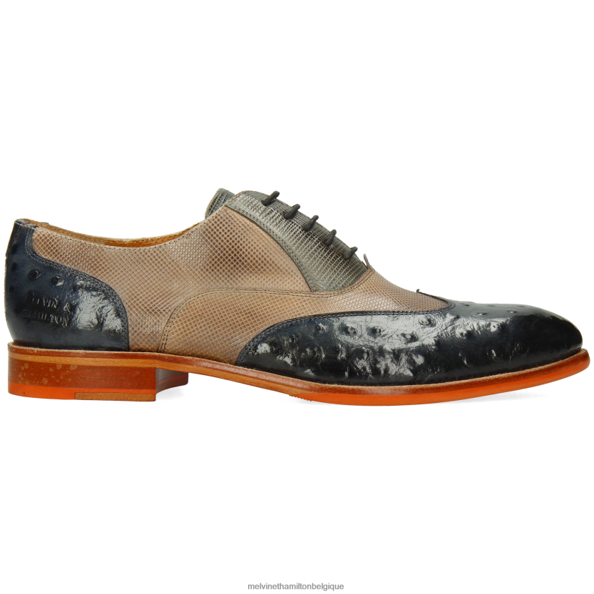 Melvin & Hamilton Hommes Bobby 3 R44228181 chaussures richelieu multi