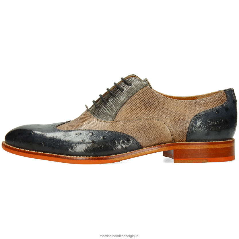 Melvin & Hamilton Hommes Bobby 3 R44228181 chaussures richelieu multi