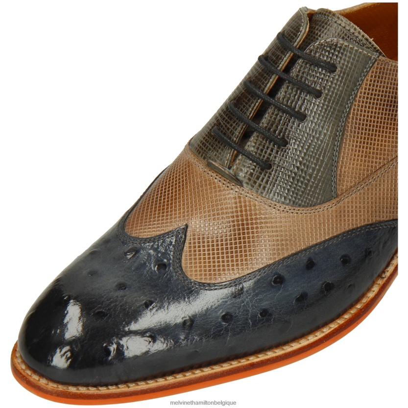 Melvin & Hamilton Hommes Bobby 3 R44228181 chaussures richelieu multi