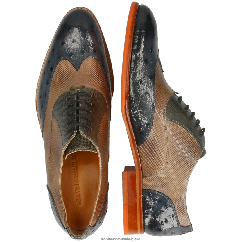 Melvin & Hamilton Hommes Bobby 3 R44228181 chaussures richelieu multi