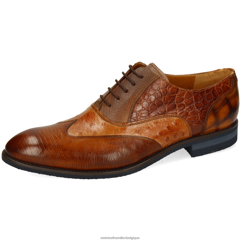 Melvin & Hamilton Hommes Bobby 3 R44228207 chaussures richelieu brun