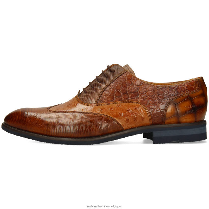 Melvin & Hamilton Hommes Bobby 3 R44228207 chaussures richelieu brun