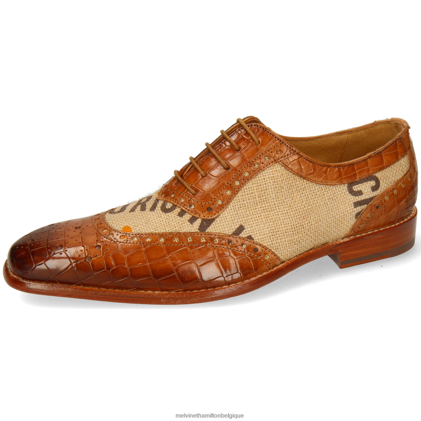 Melvin & Hamilton Hommes Clark 16 R44228183 chaussures richelieu beige