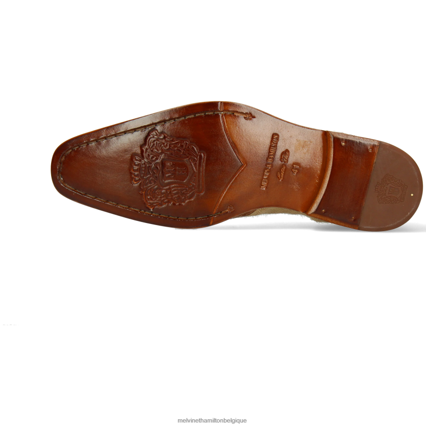 Melvin & Hamilton Hommes Clark 16 R44228183 chaussures richelieu beige