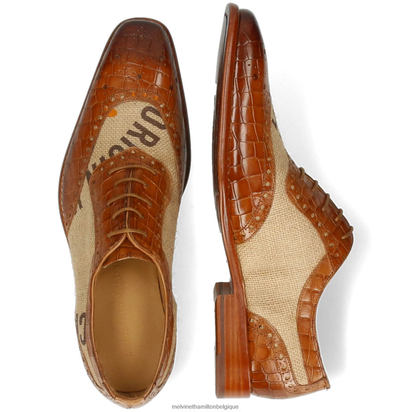 Melvin & Hamilton Hommes Clark 16 R44228183 chaussures richelieu beige