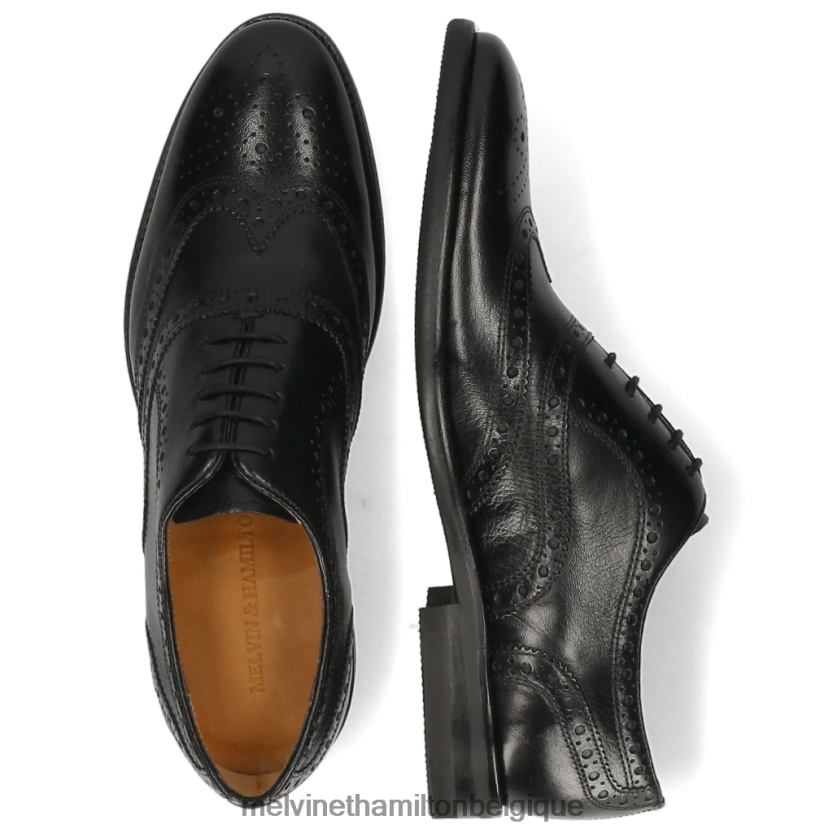 Melvin & Hamilton Hommes Clint 23 R44228206 chaussures richelieu noir