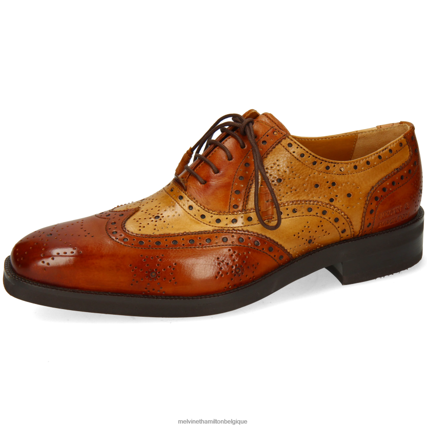 Melvin & Hamilton Hommes Jeff 28 R44228189 chaussures richelieu brun