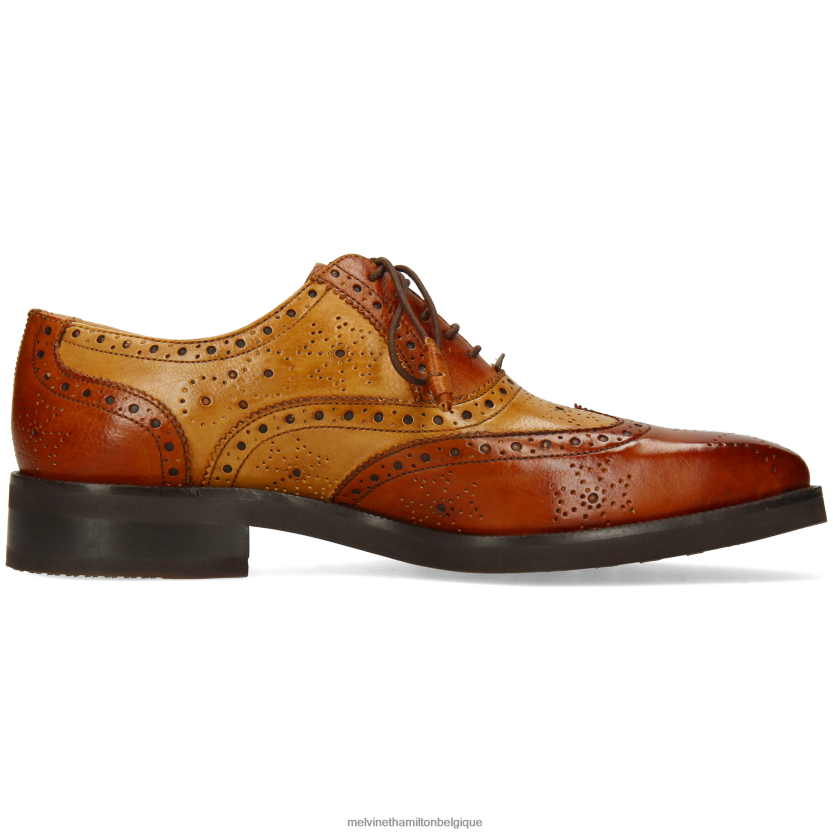 Melvin & Hamilton Hommes Jeff 28 R44228189 chaussures richelieu brun