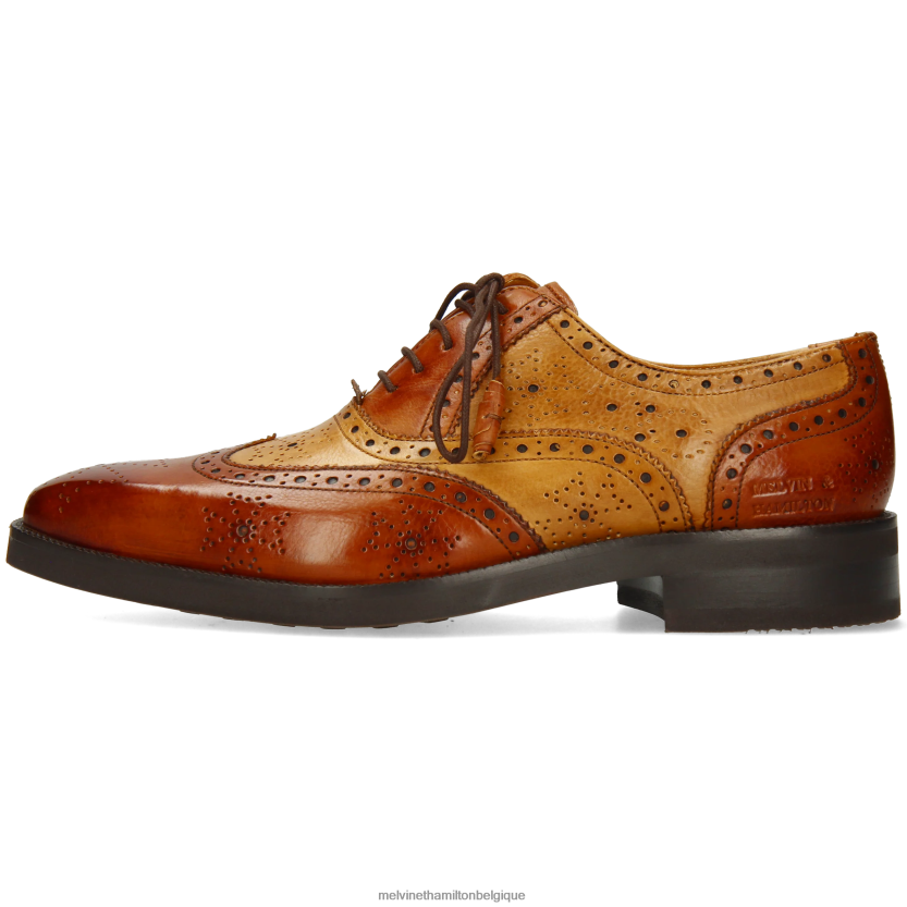 Melvin & Hamilton Hommes Jeff 28 R44228189 chaussures richelieu brun