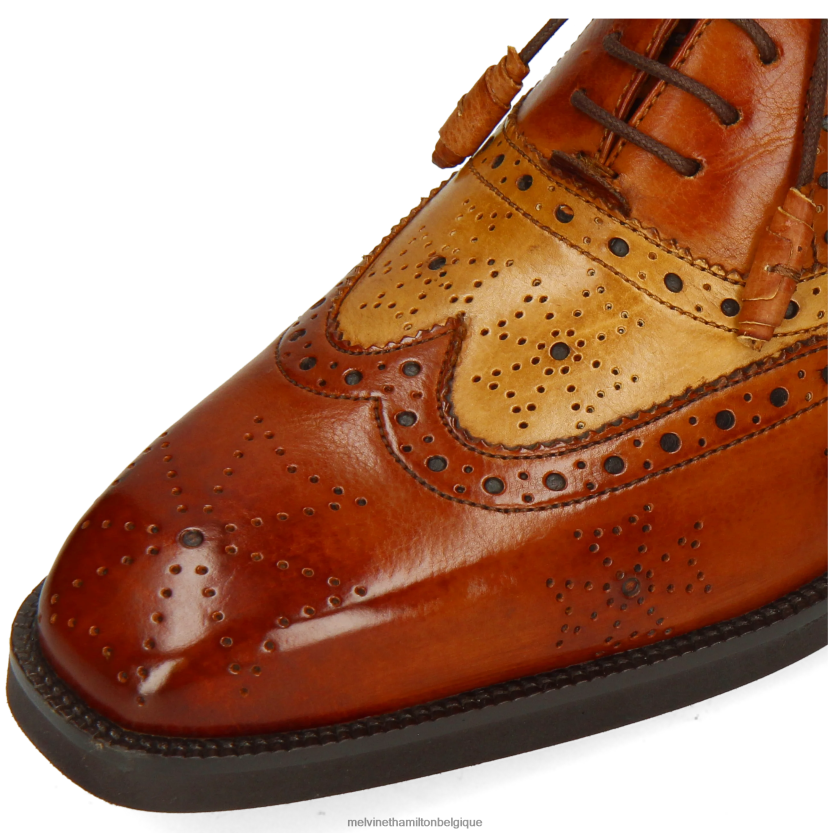 Melvin & Hamilton Hommes Jeff 28 R44228189 chaussures richelieu brun