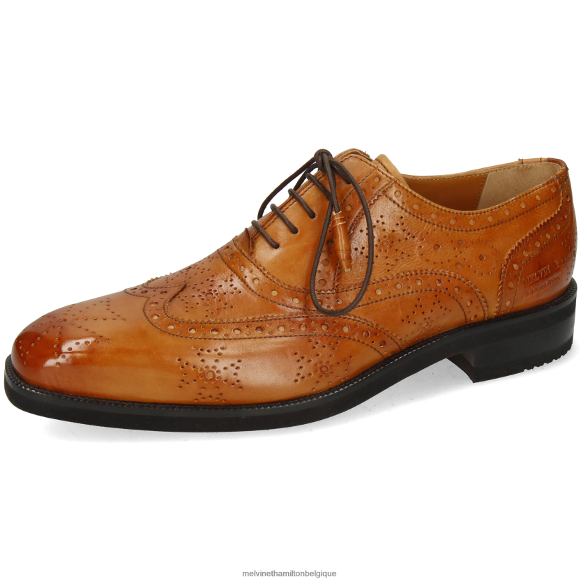 Melvin & Hamilton Hommes Jeff 28 R44228196 chaussures richelieu brun clair