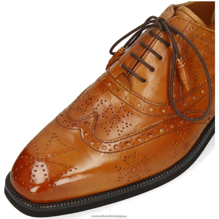 Melvin & Hamilton Hommes Jeff 28 R44228196 chaussures richelieu brun clair