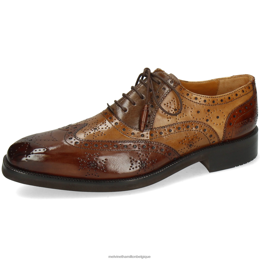 Melvin & Hamilton Hommes Jeff 28 R44228200 chaussures richelieu brun