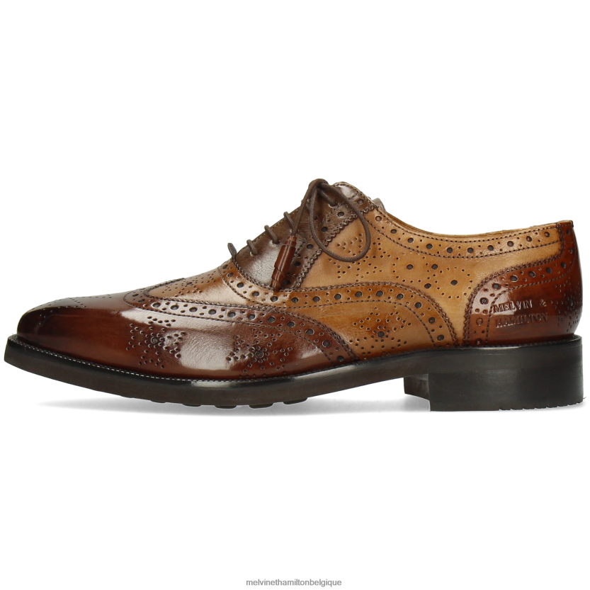 Melvin & Hamilton Hommes Jeff 28 R44228200 chaussures richelieu brun