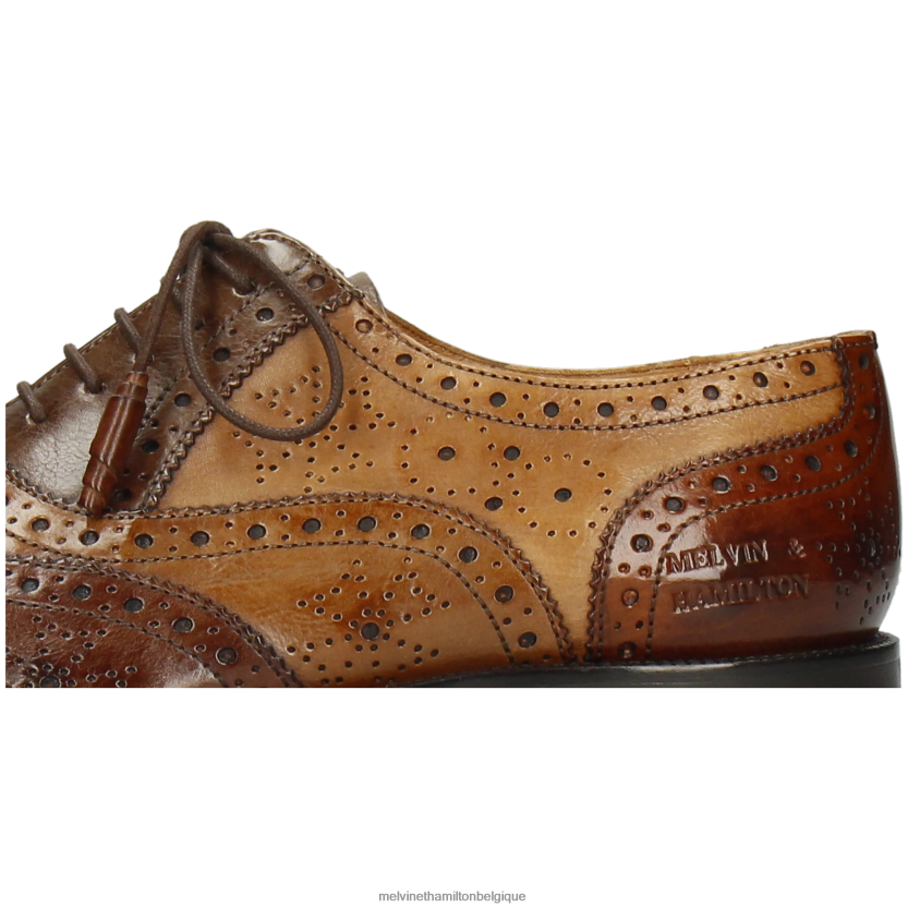 Melvin & Hamilton Hommes Jeff 28 R44228200 chaussures richelieu brun