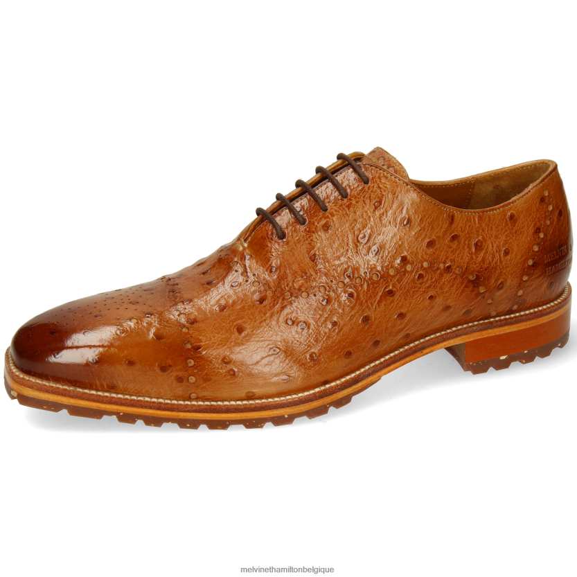 Melvin & Hamilton Hommes Jeff 8 R44228193 chaussures richelieu brun