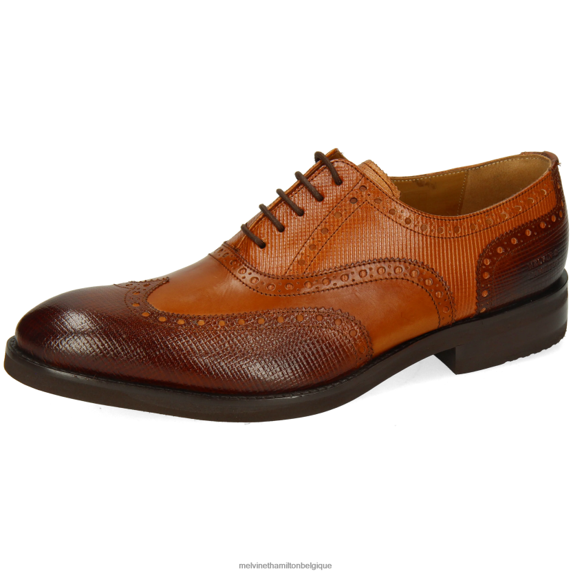 Melvin & Hamilton Hommes Kane 36 R44228211 chaussures richelieu brun