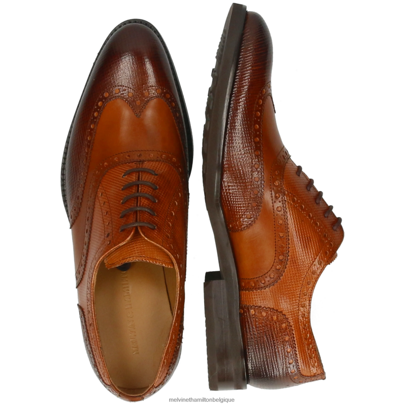 Melvin & Hamilton Hommes Kane 36 R44228211 chaussures richelieu brun