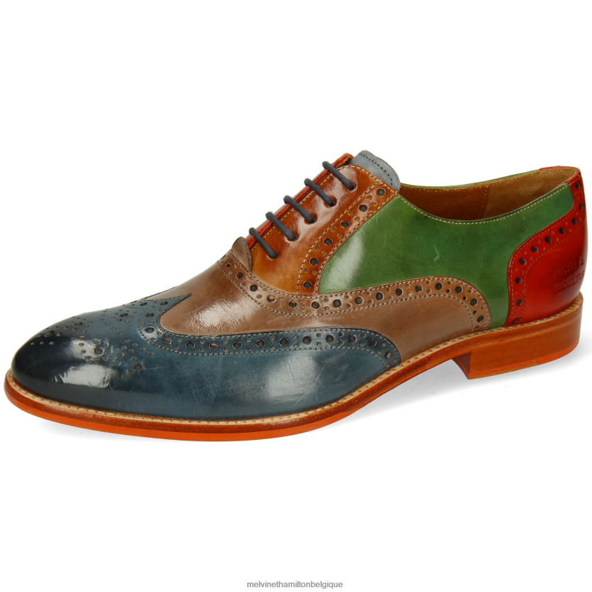 Melvin & Hamilton Hommes Kane 38 R44228178 chaussures richelieu multi