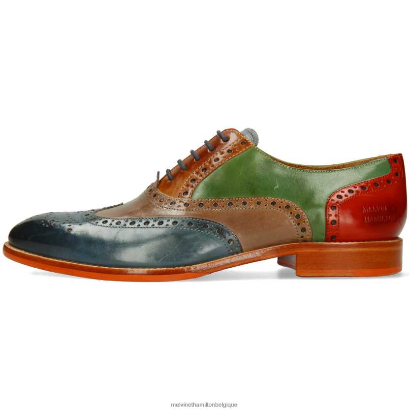 Melvin & Hamilton Hommes Kane 38 R44228178 chaussures richelieu multi