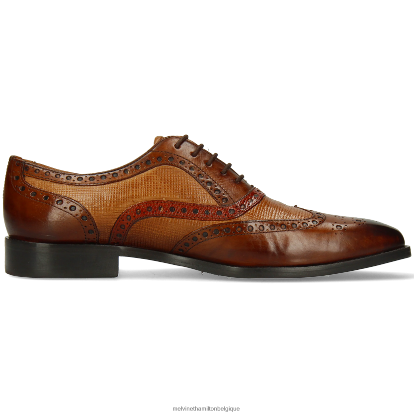 Melvin & Hamilton Hommes Léonard 21 R44228186 chaussures richelieu brun