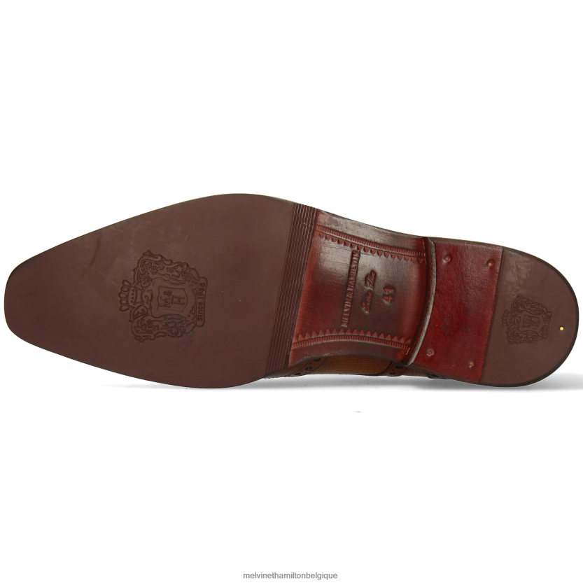 Melvin & Hamilton Hommes Léonard 21 R44228186 chaussures richelieu brun