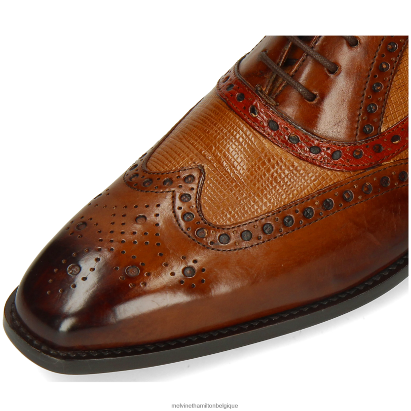 Melvin & Hamilton Hommes Léonard 21 R44228186 chaussures richelieu brun