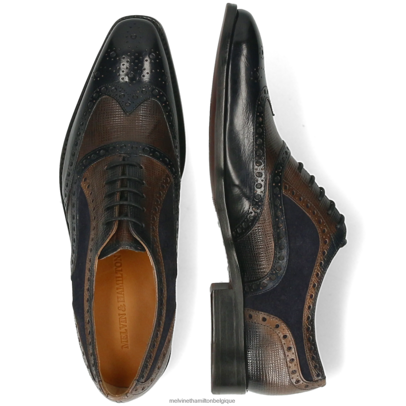 Melvin & Hamilton Hommes Léonard 21 R44228194 chaussures richelieu multi