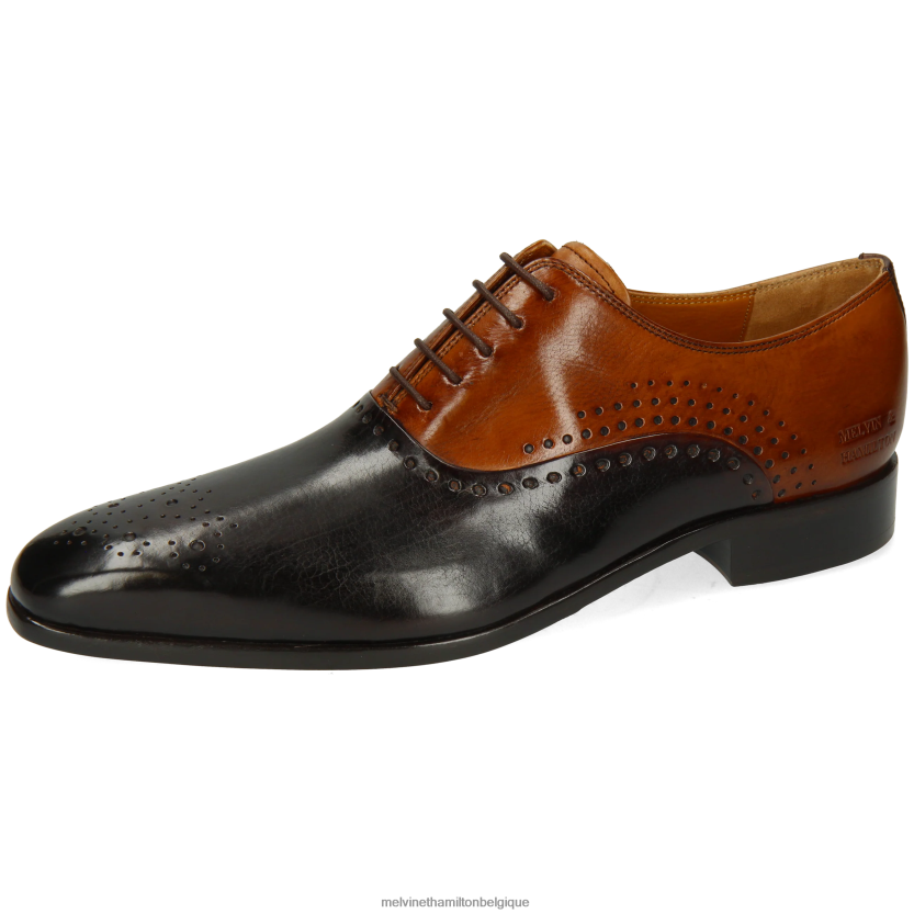 Melvin & Hamilton Hommes Louis 41 R44228188 chaussures richelieu brun