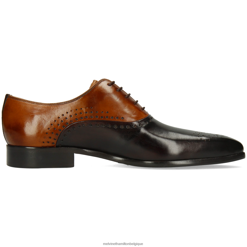 Melvin & Hamilton Hommes Louis 41 R44228188 chaussures richelieu brun