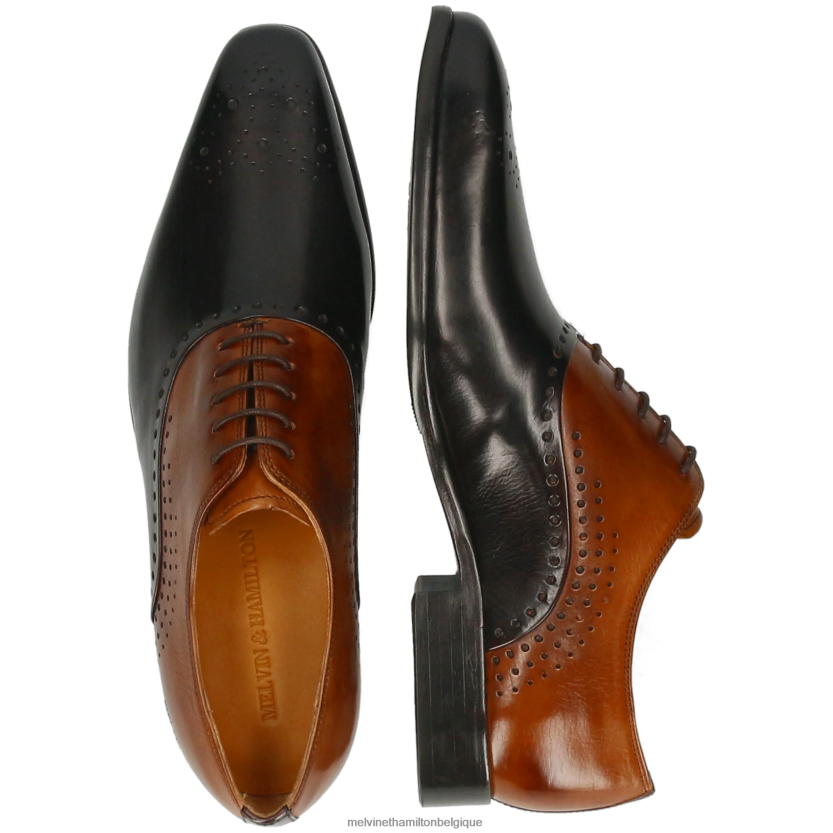 Melvin & Hamilton Hommes Louis 41 R44228188 chaussures richelieu brun