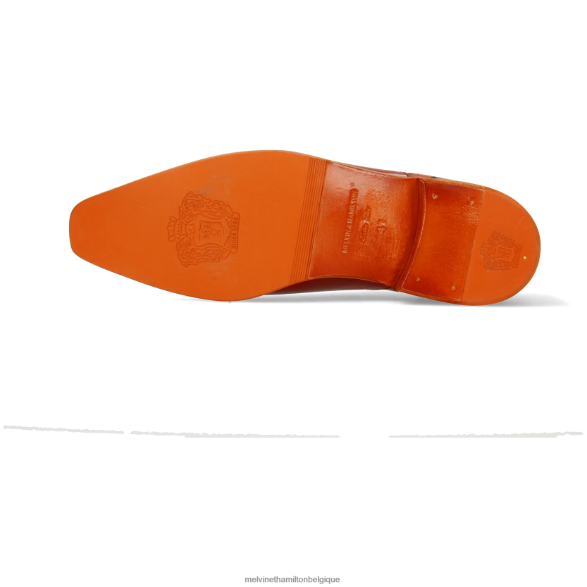 Melvin & Hamilton Hommes Louis 53 R44228154 chaussures richelieu rouge