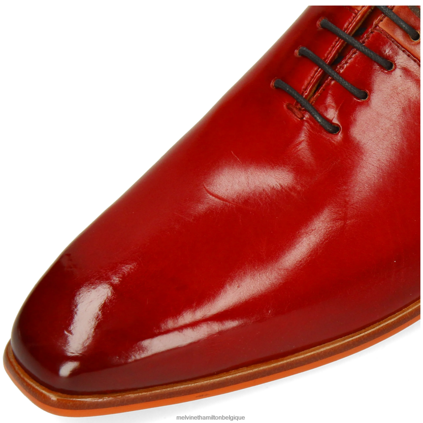 Melvin & Hamilton Hommes Louis 53 R44228154 chaussures richelieu rouge