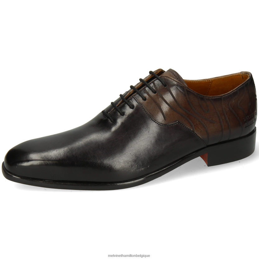 Melvin & Hamilton Hommes Louis 53 R44228182 chaussures richelieu noir