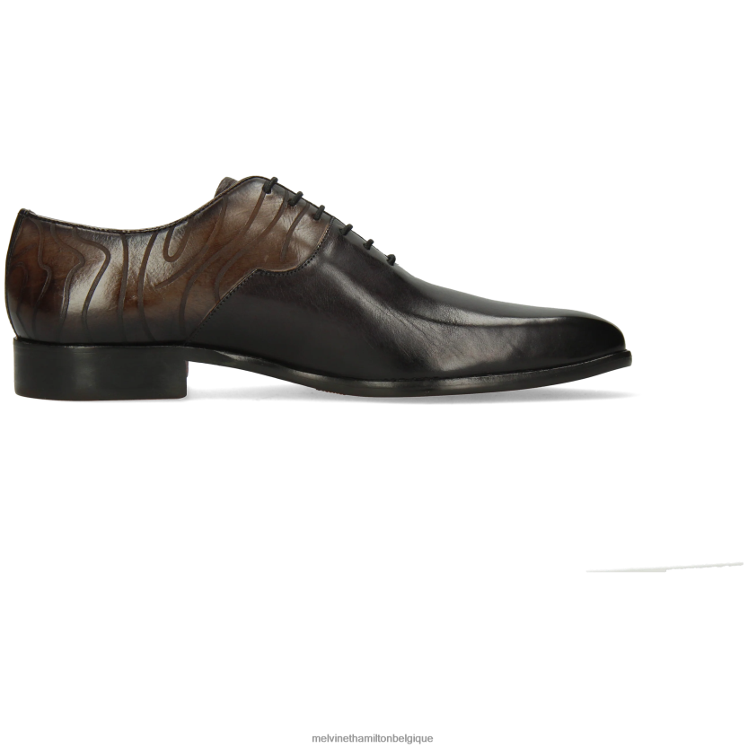 Melvin & Hamilton Hommes Louis 53 R44228182 chaussures richelieu noir