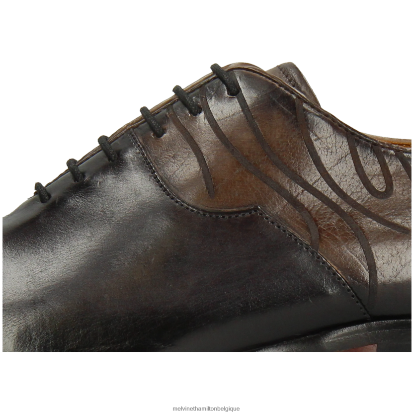Melvin & Hamilton Hommes Louis 53 R44228182 chaussures richelieu noir