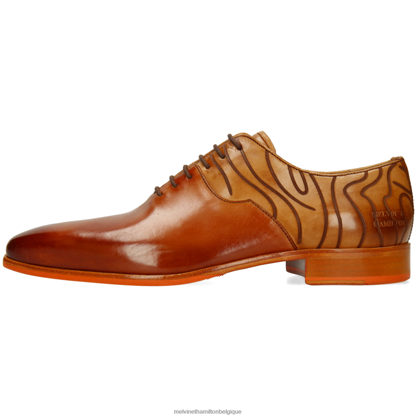 Melvin & Hamilton Hommes Louis 53 R44228210 chaussures richelieu brun