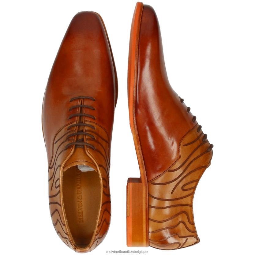 Melvin & Hamilton Hommes Louis 53 R44228210 chaussures richelieu brun