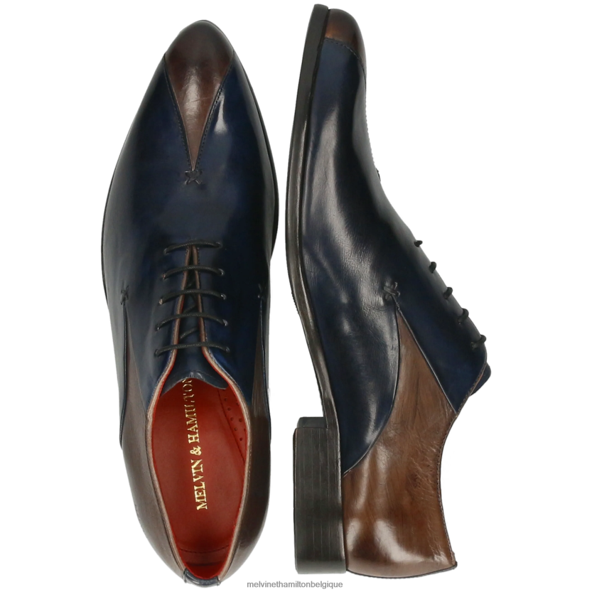 Melvin & Hamilton Hommes Tony 31 R44228166 chaussures richelieu bleu