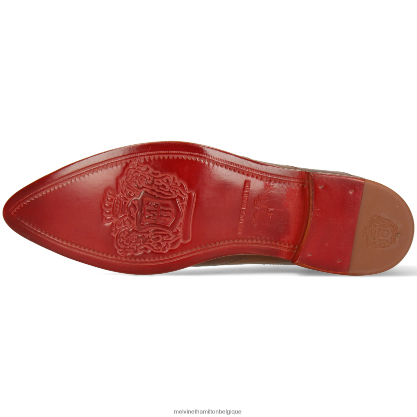 Melvin & Hamilton Hommes Tony 43 R44228171 chaussures richelieu brun clair