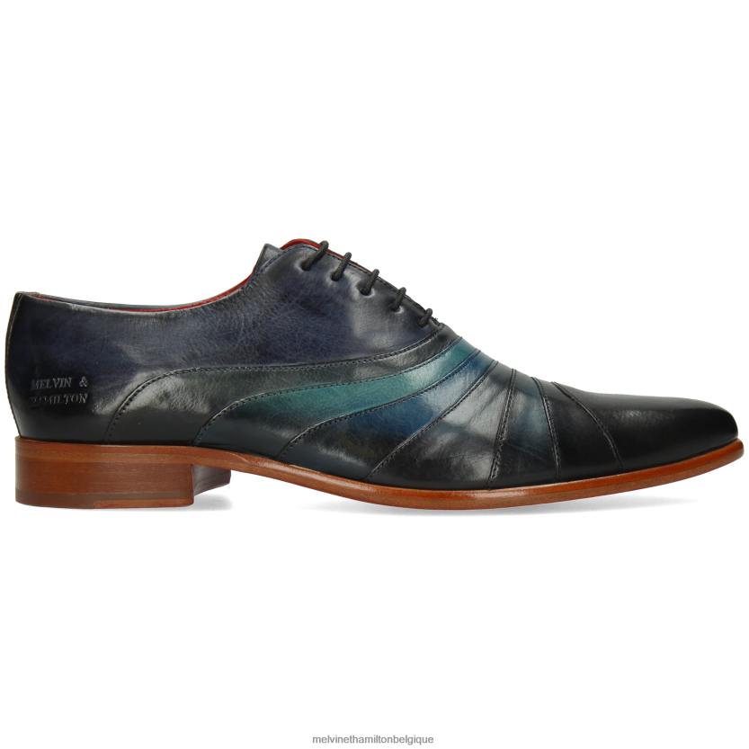 Melvin & Hamilton Hommes Tony 43 R44228175 chaussures richelieu bleu